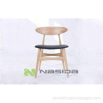 Custom High Wegner Ash Modern Wood Dining Chairs for Restau
